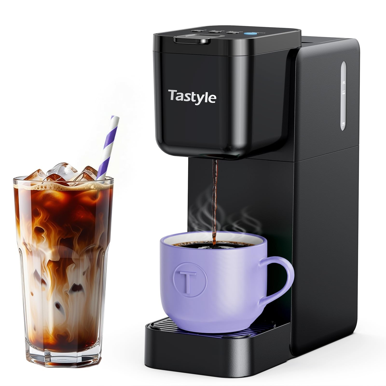 Hot And Iced With Bold Brew, Small Coffee Machine F...