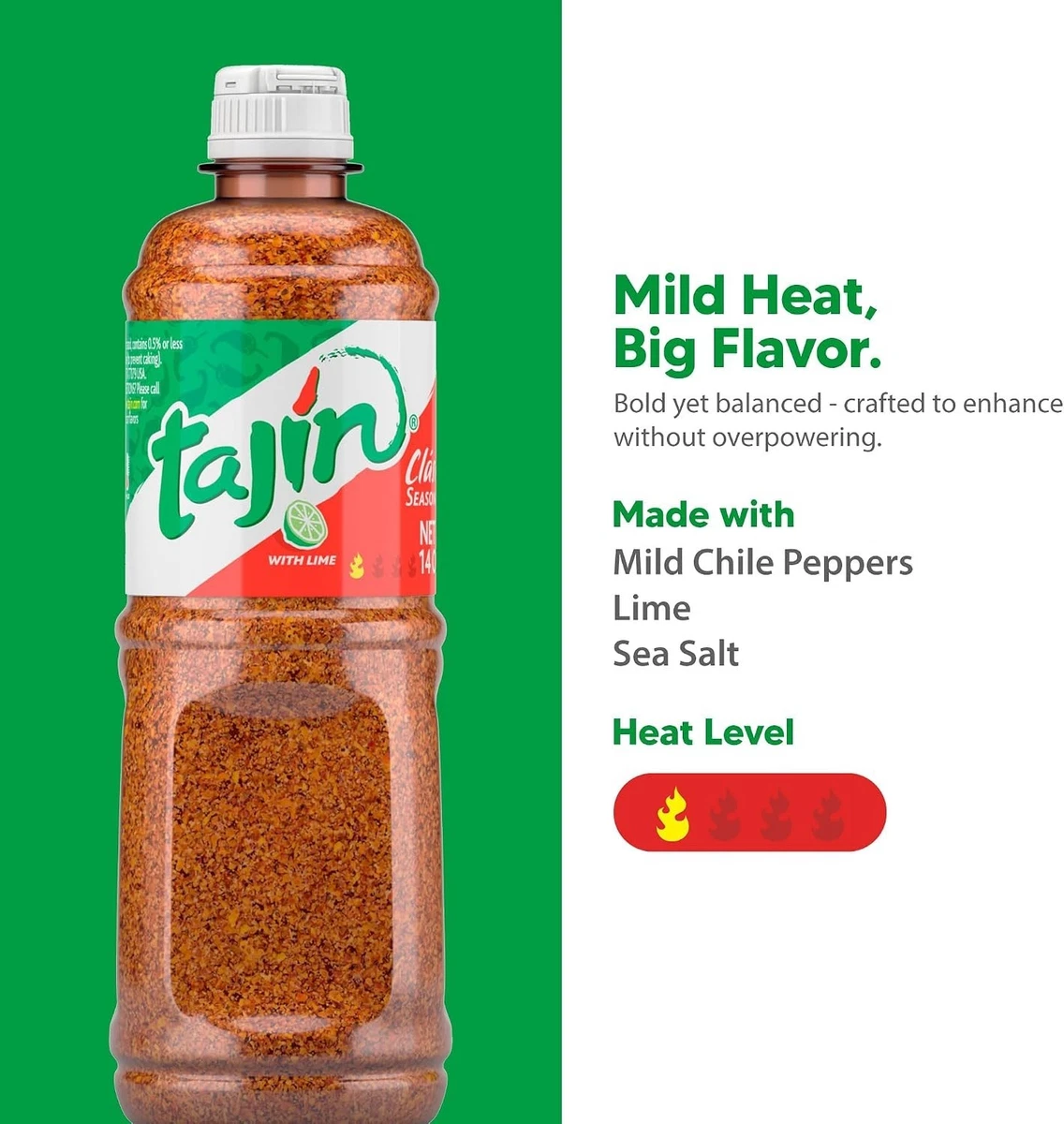 Tajin Chili Chili Seasoning 400g Fruit & Snack Meat Seasoning Salt | NEW AU