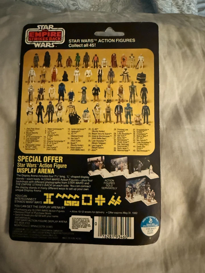 Kenner Star Wars Empire Strikes Back - Lobot Action Figure Sealed No.39349 - Image 3 of 3