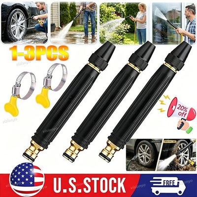 #ad Larnto High Pressure Hose Nozzle Water Gun for Car Wash Garden Pressure Booster $17.08