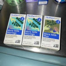 3 Box Bundle -  Motherlove More Milk Moringa Lactation 60 Capsules/Box- Exp 2026