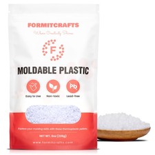 Thermoplastic Beads -8 oz. Polymorph Plastic 8 oz, 22.68 ml, White