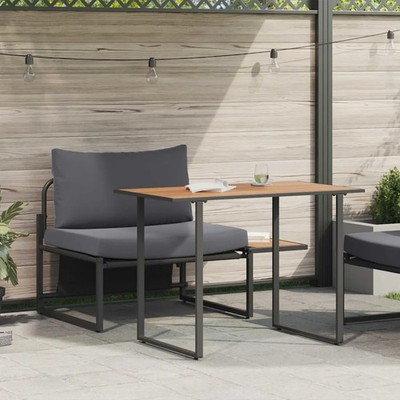 Outdoor-Stahl-Sitzmöbel 2 pcs Stahl Outdoor-Sitzplätze gartenmöbel vidaXL
