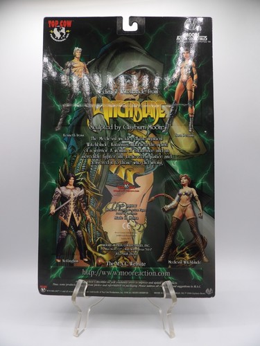 Vintage Mideval Witchblde Action Figure Green Sculpted by Clayburn Moore - Picture 2 of 6