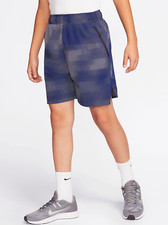 EUC Nike Dri-FIT Youth Tech Pack Training Shorts Boys Reflective Blue Void Small