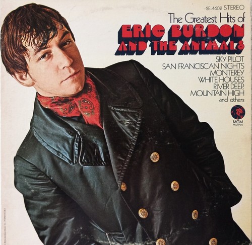 GREATEST HITS OF ERIC BURDON & THE ANIMALS-1969 "PROMO" STEREO LP w/ ORIG INN SL