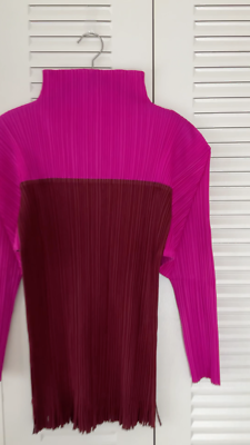 pleats please pink tops size3
