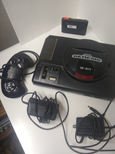 Sega Genesis Model Gen 1 Console System With Game and Video RF Switch WORKS! - Picture 6 of 14