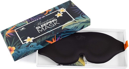 Augenmaske zum Schlafen - Contoured Fit Augen Schlafmaske - Full Blackout und Komfort - Bild 8 von 8