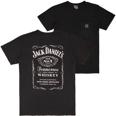 Jack Daniel's Distressed Front & Back Print Embroidered No.7