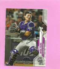 2020 Topps 582 Montgomery Club Foil Stamp #387 Tony Wolters Colorado Rockies