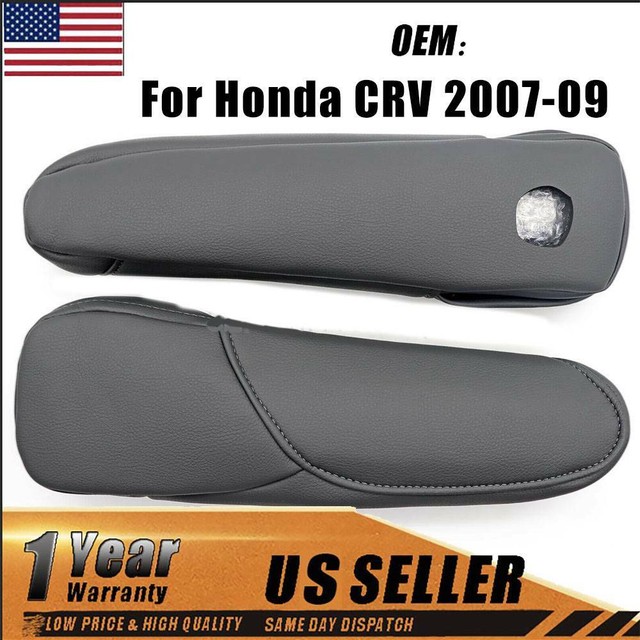 Leather Front Seat Armrest Replacement Cover for Honda CRV CRV 2007
