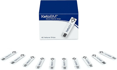 40 Pack Ketone Strips - Easy Home Health Testing for Optimal Wellness