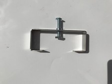 2 x S/Steel Clinch-It 4" Concrete Fence-Post Brackets with Screw Bolts only