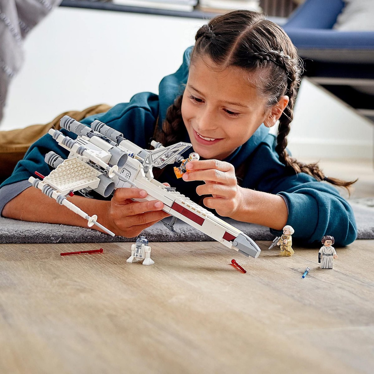 Lego Star Wars Luke Sky Walker X Wing Fighter (TM) 75301 Plastic