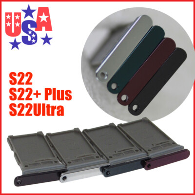 OEM SIM Card Tray Holder Slot +Pin For Samsung Galaxy S22 / S22+ Plus / S22Ultra