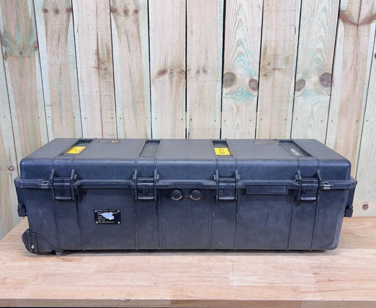 Pelican 1740 Protector Case Black Waterproof Good Condition AB