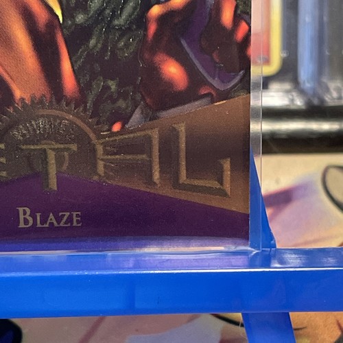 Blaze 1995 Fleer Marvel Metall #57 Karte - Bild 5 von 10