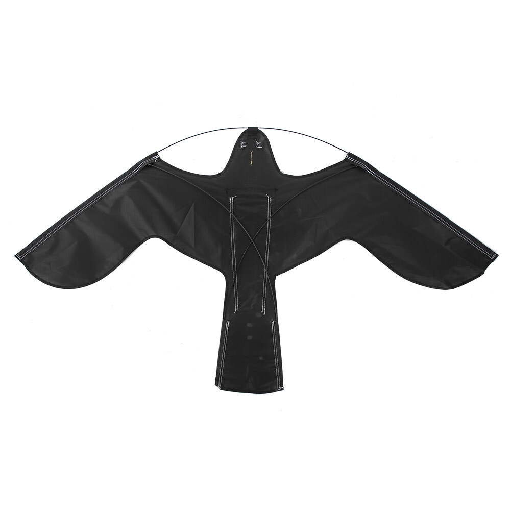 Flying Hawk Kite Garden Bird Scarer Repeller Extendable With 4m