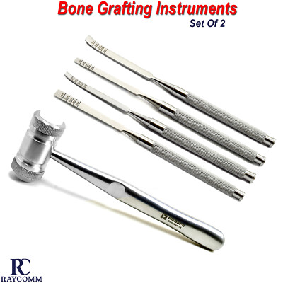Dental Implant Surgery Extracting Measuring Bone Chisel Surgical Mallet Hammer