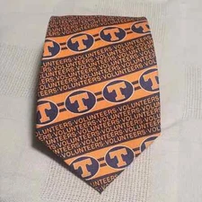 University of Tennessee Power T Logo Volunteers NeckTie Vols UT Football