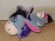 Vintage Disney Store Winnie The Pooh 6" Eeyore beanie plush stuffed toy Rare 5