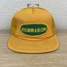 Vintage WERSHOW-ASH-LEWIS AUCTIONEERS Trucker Snapback Hat Mesh