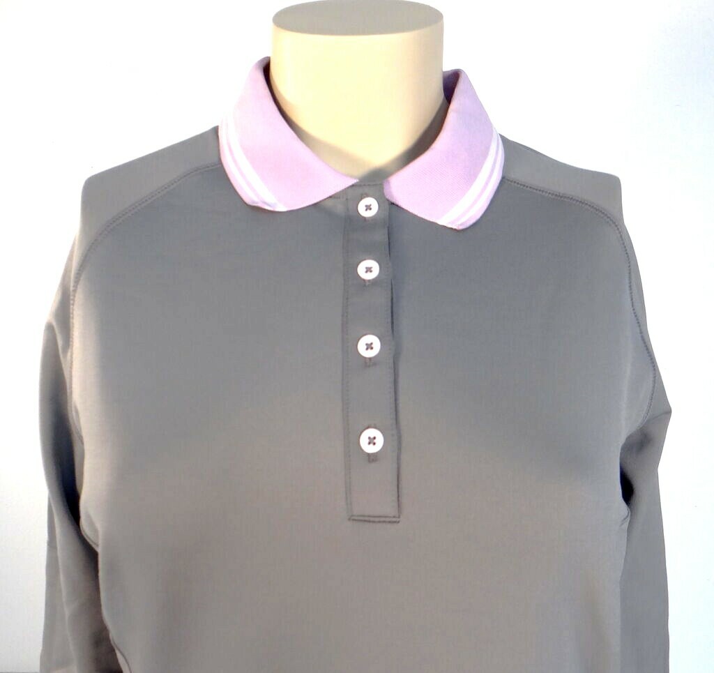 Adidas ClimaWarm Gray Cold Weather 3/4 Sleeve Polo Shirt Women's NWT eBay