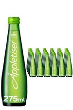 Appletiser Sparkling Apple Juice Drink Glass Bottle 275ml - Pack of 24
