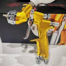 Spray Paint Gun with 1.3mm Nozzle Cars Painting Tools Pistol Gold
