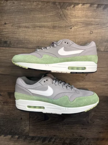 Size 13 - Nike Air Max 1 Grey Mint Green Atmosphere Grey Fresh Mint - CLEAN!