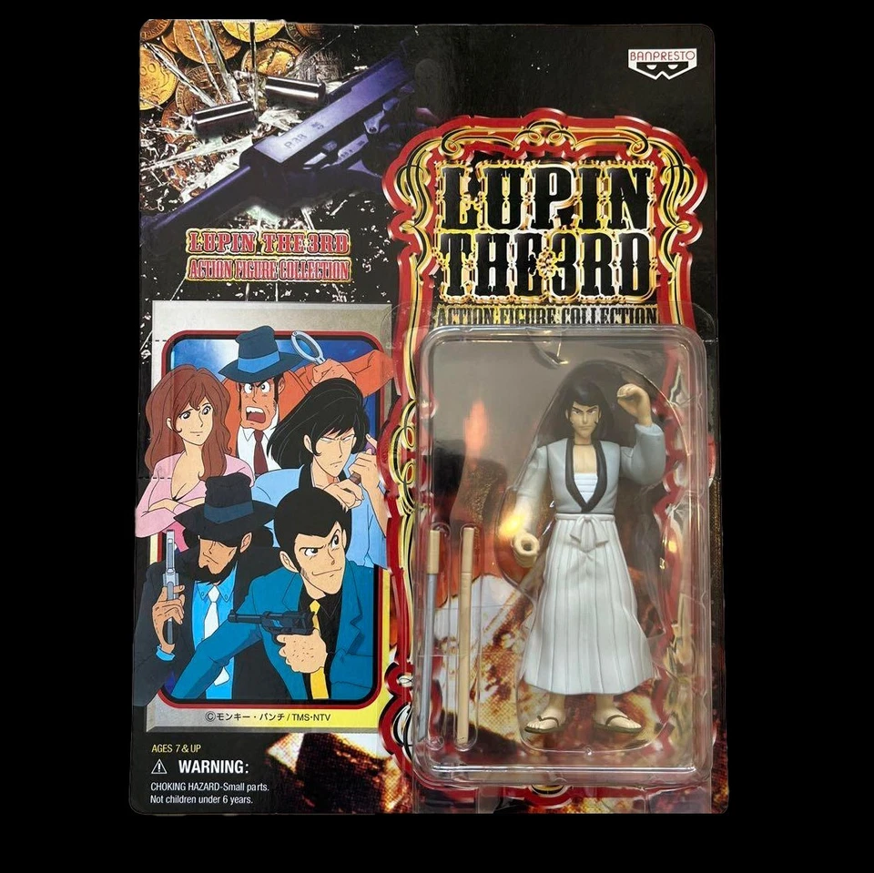 Lupin the 3rd Action Figure Collection Complete Set of 5 BANDAI 1998 Japan - Image 4 of 4