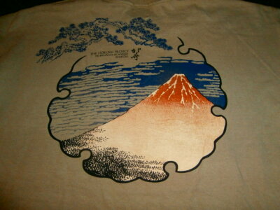 THE Hokusai PROJECT T-shirt Mt.Fuji KUME SUMIDA TOKYO JAPAN  SZ M