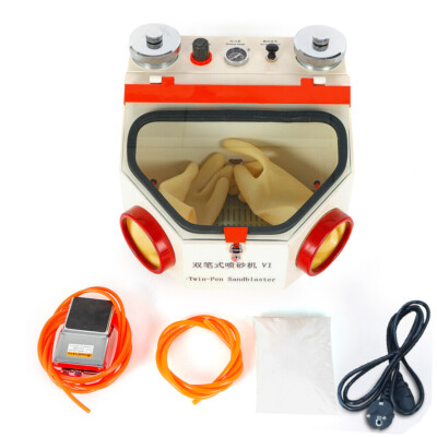 Dental Lab Sandstrahler Zahntechnik Polieren Dental Double Pen Sandblaster Neu