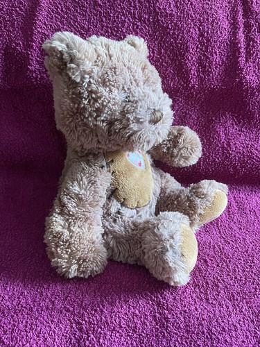 Keel Toys Teddy Bear 13" Patchwork Heart Soft Toy Plush - Picture 4 of 9
