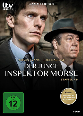 6 DVDs * DER JUNGE INSPECTOR MORSE - SAMMELBOX 3 - STAFFEL 7 - 9 # NEU OVP &