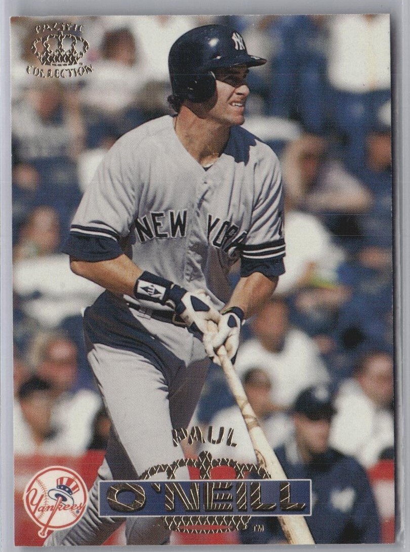 1996 Pacific New York Yankees Baseball Card #384 Paul O'Neill