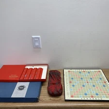 Vintage 1967 Scrabble Deluxe Edition No 71 Selchow & Righter in box