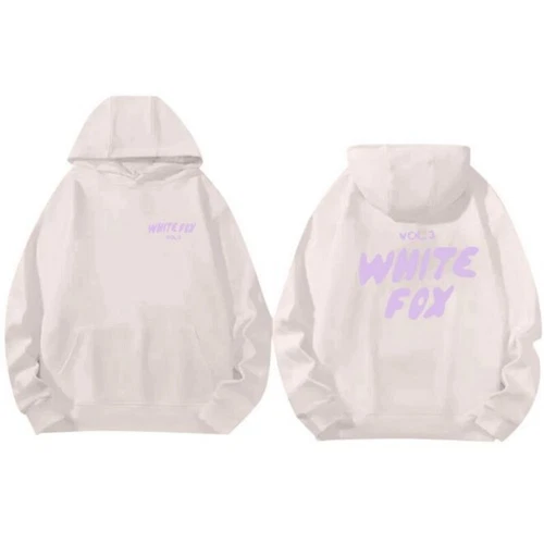 Women Girls Black ⭐Fox ⭐Hoodie Hooded Sweatshirt Pullover Casual Sports Tops - Picture 16 of 31