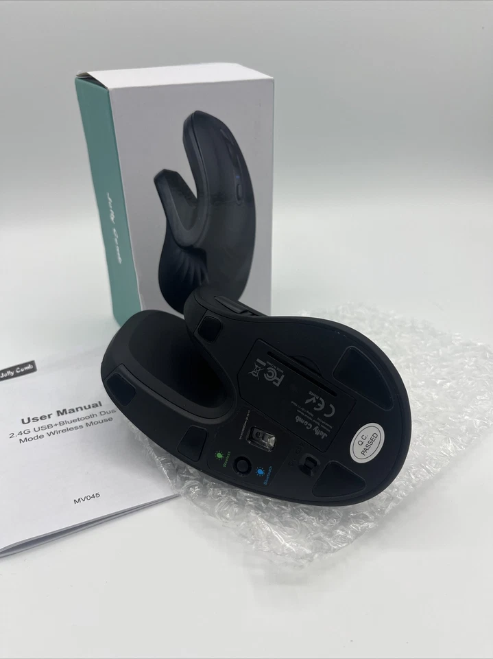 Wireless 3D Scroll Ergonomic Computer Mouse Bluetooth 2400DPI 2.4G Gaming Mice - Image 4 of 4