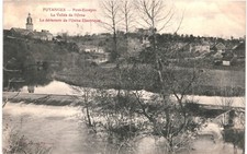 CPA Carte postale France Putanges Pont Ecrépin déversoir usine électrique 1908