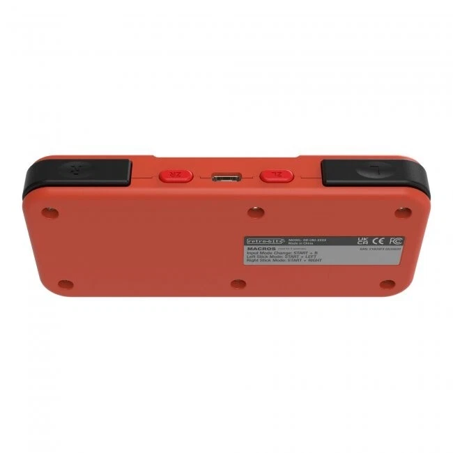 Retro-Bit Origin8 2.4 GHz Wireless Controller for Nintendo NES/Switch/PC Red - Image 3 of 4