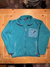 Vintage Teal 90s Patagonia Full Zip Fleece