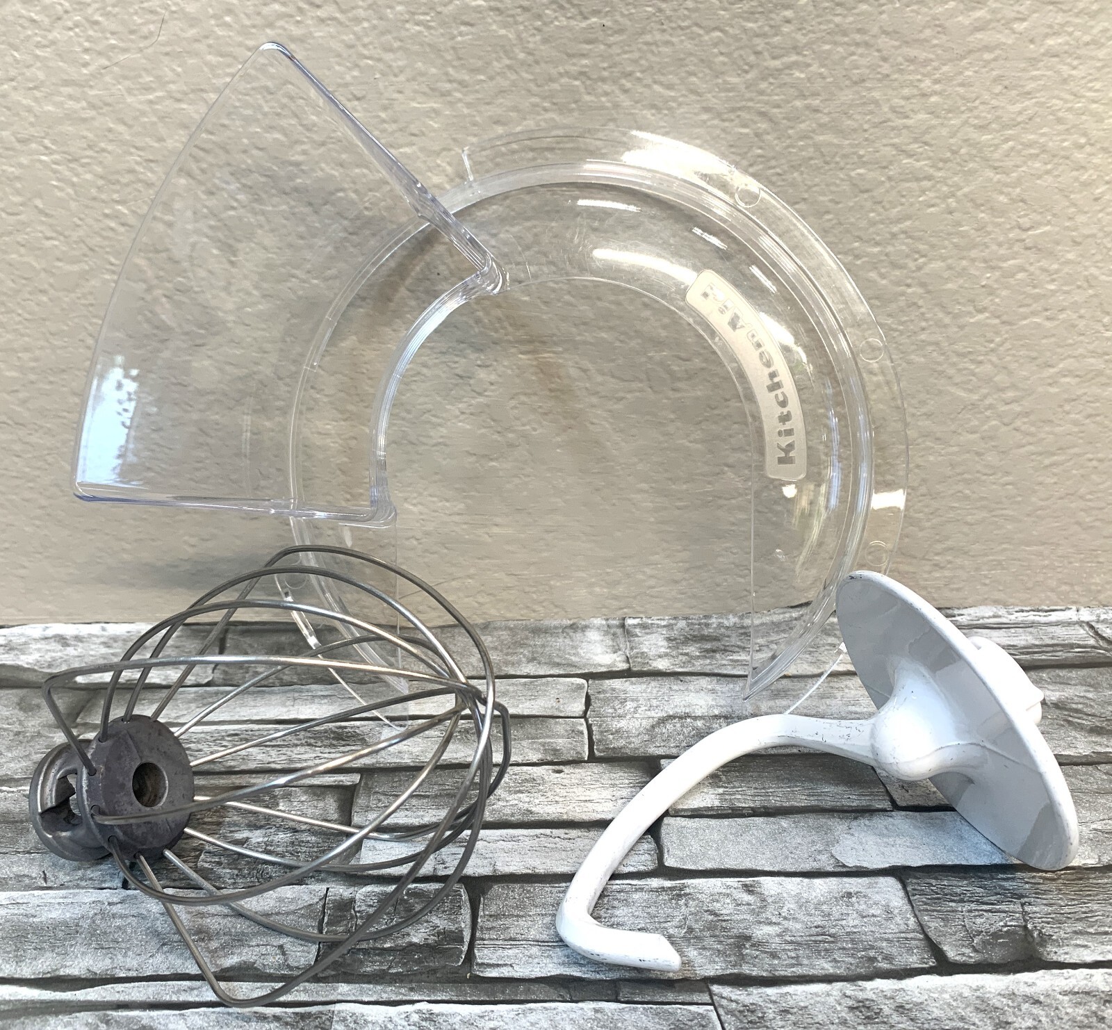 Kitchenaid Mixing Dough Hook Beater Splatter Guard For Lift Bowl Stand