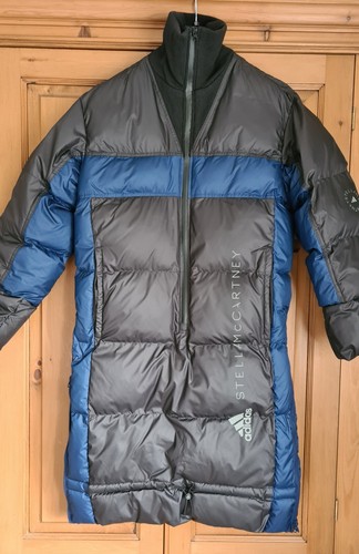 ADIDAS X STELLA MCCARTNEY STYLISH WOMENS BLACK MULTIPOCKET JACKET COAT RRP £400 - Picture 8 of 23