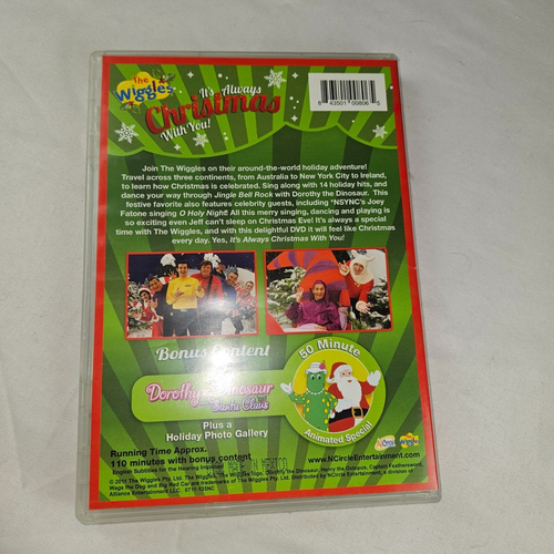 THE WIGGLES Its ALWAYS CHRISTMAS WITH YOU on a DVD of CHILDREN Kid HOLIDAY - Picture 3 of 4