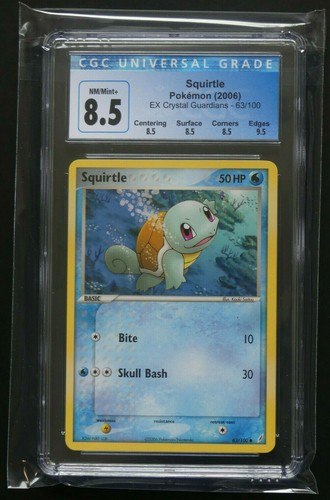 Squirtle graded CGC 8.5 for sale on eBay