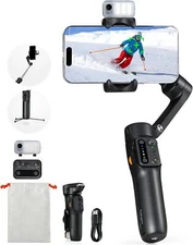 Hohem iSteady X3 Phone Selfie Stick Handheld Gimbal Stabilizer 360 AI Tracking