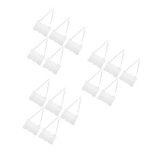 Transparent Acrylic Reserved Chair Signs for Wedding Reception with Ribbon Tags