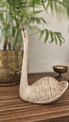 Vintage IBIS Aveiro Porzellan Schwan Figur Portugal Modernist Figurine